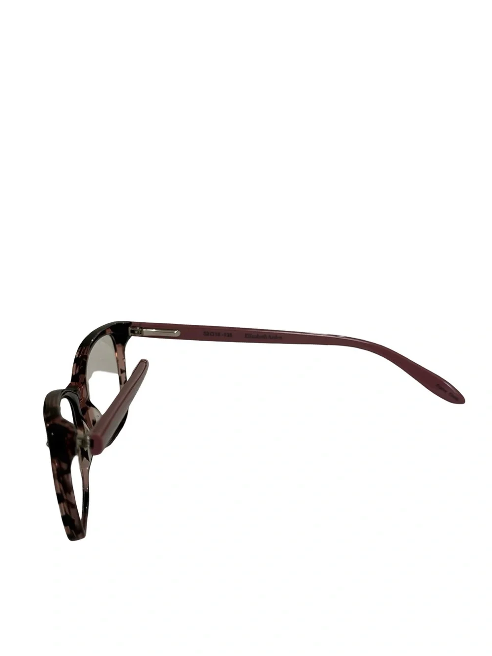 Elizabeth Arden Black Mauve Tortoise Eyeglasses with case